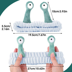 Molain diadema felpa coral, tela suave para spa y confort.