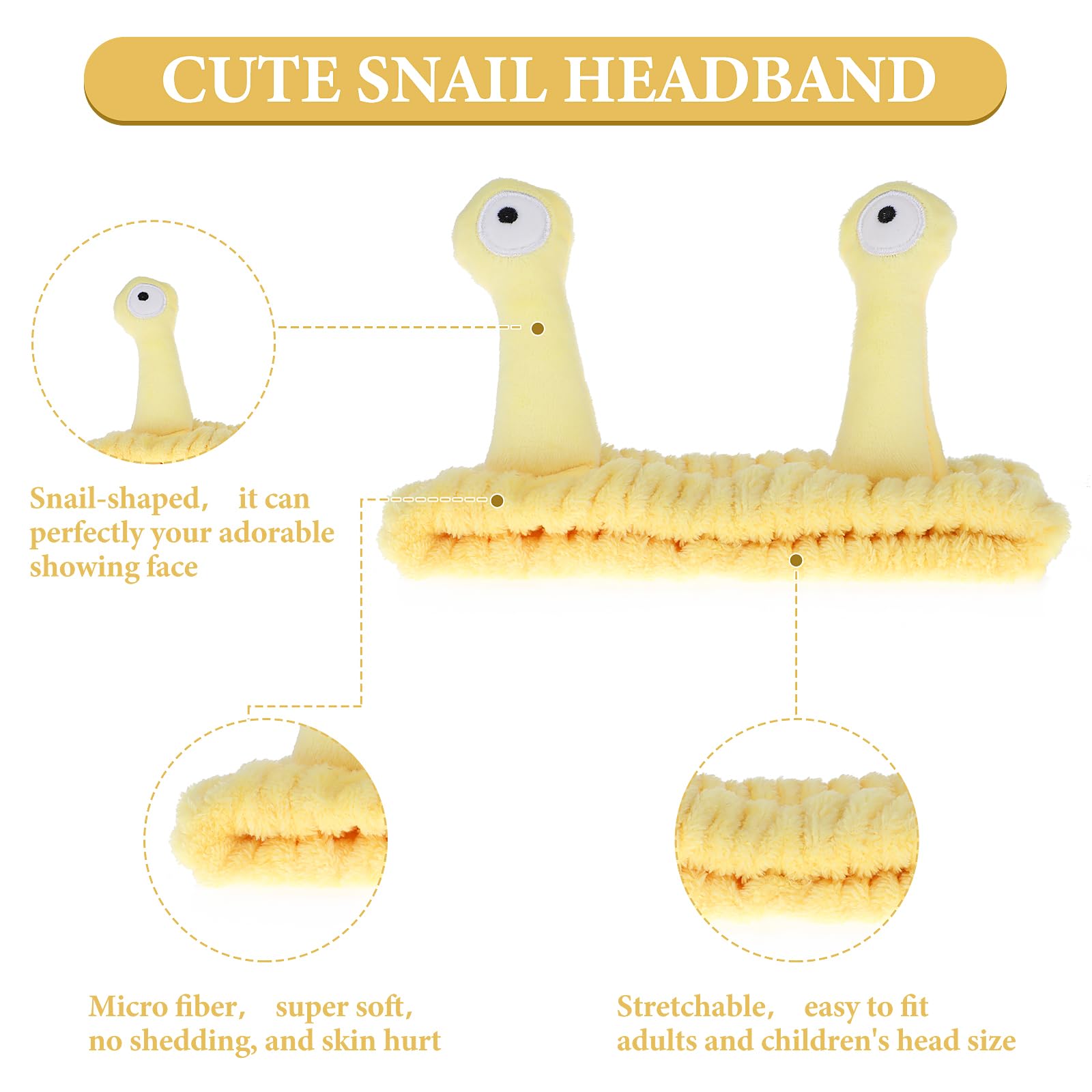 Diadema Molain para lavado de cara, uso diario cómodo.
