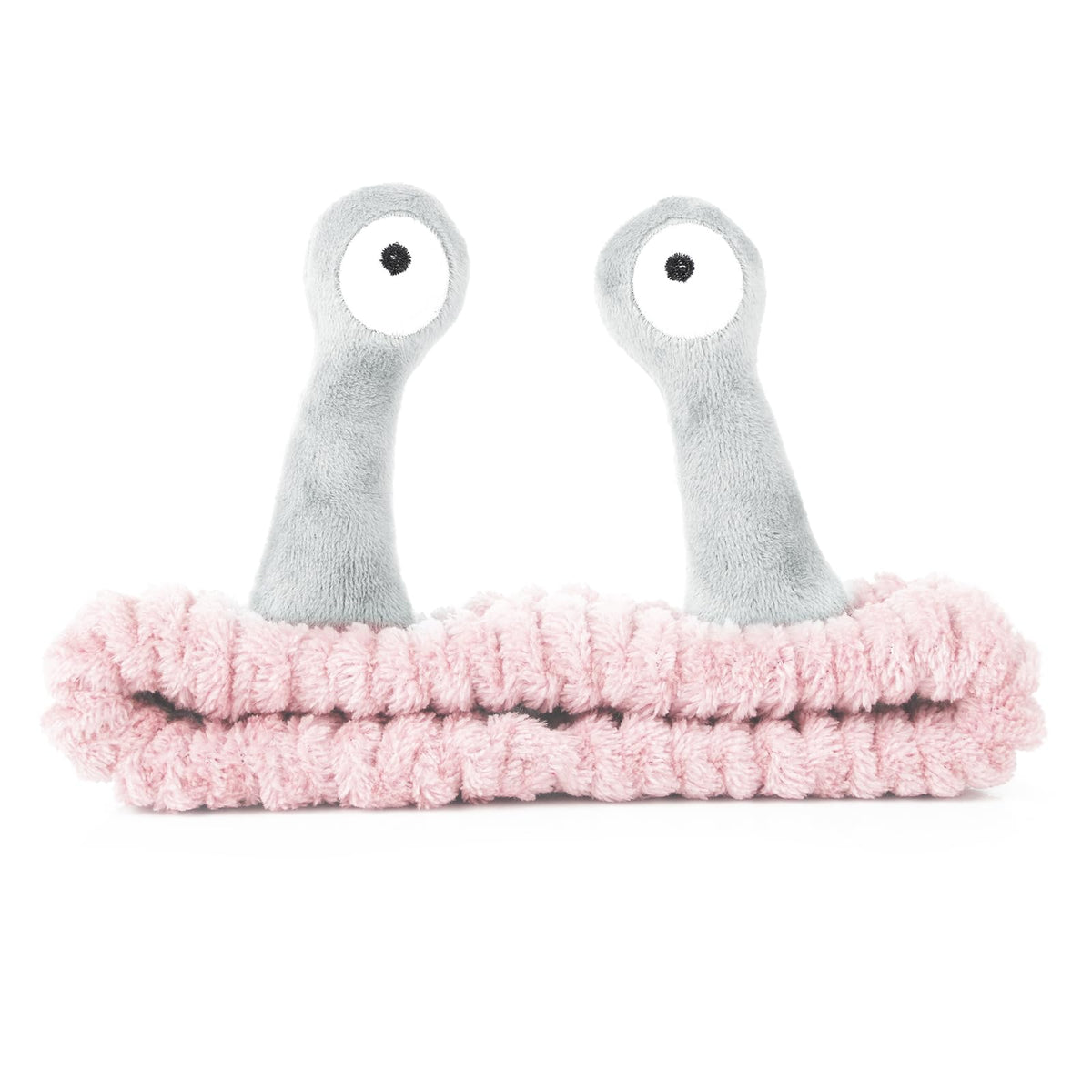 Molain diadema para lavado facial con diseño palma y caracol en rosa, ideal para lavado facial.