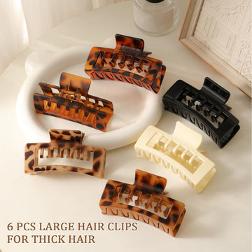 Molizummy clip rectangular regalo ideal, diseño bonito para mujeres y niñas.