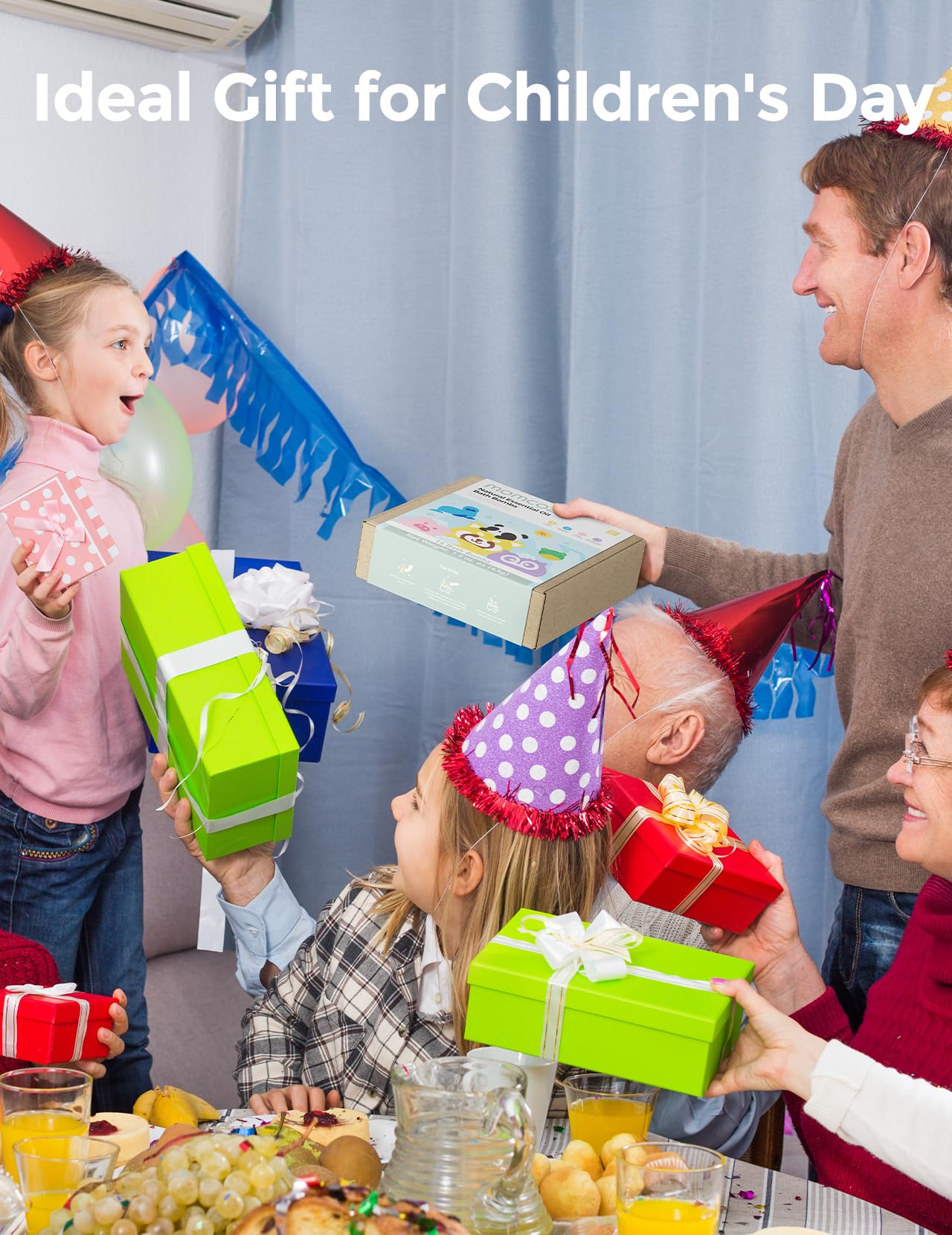 Momcozy boîte cadeau bombes bain: coffret prêt à offrir pour Noël ou anniversaire.