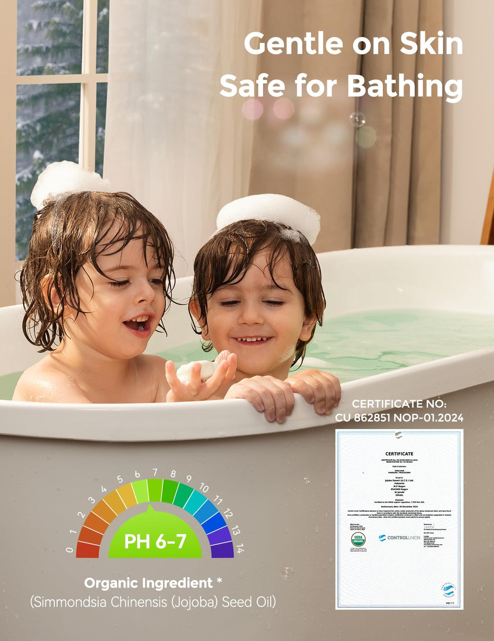 Momcozy bomba de baño fruta kiwi: aroma agradable favorece la tranquilidad.