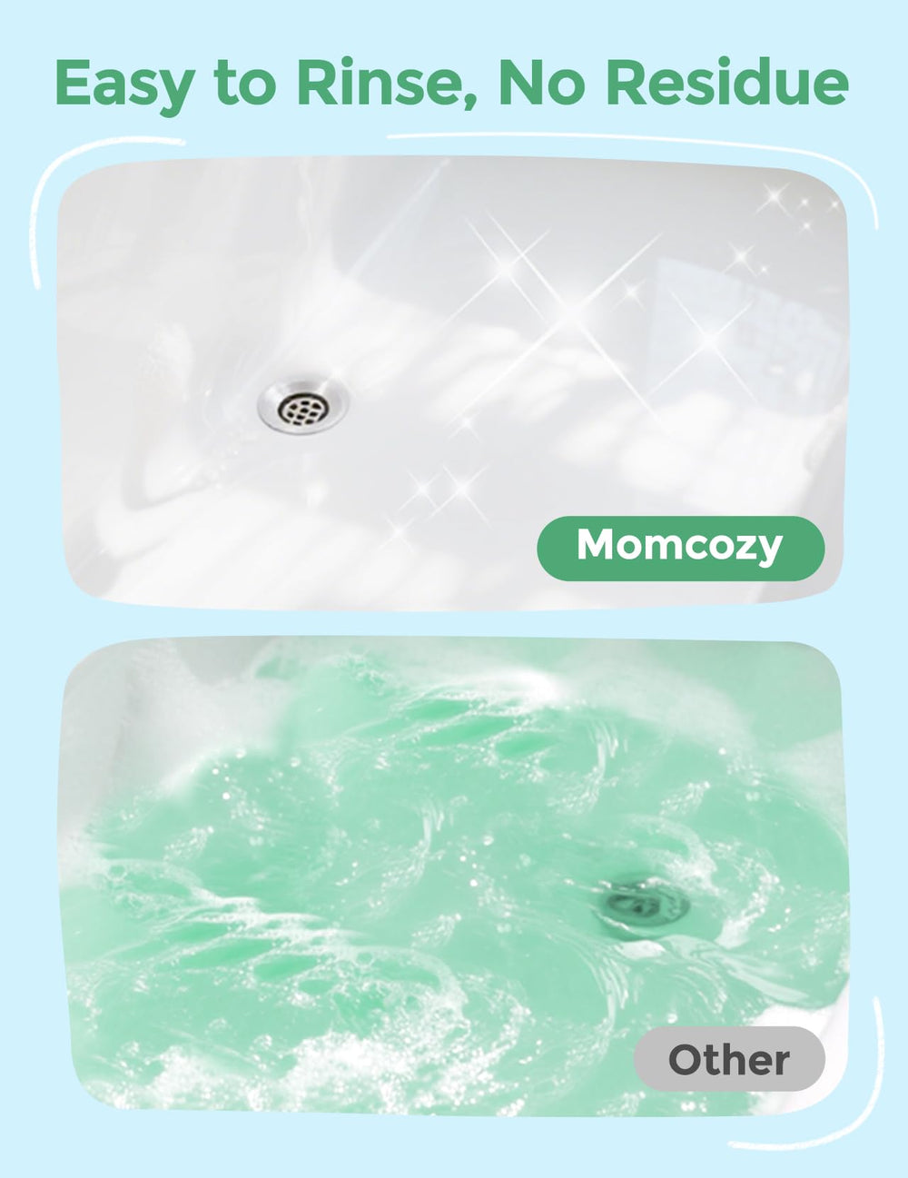 Momcozy bomba de baño fruta pina: colores suaves y fragancias deliciosas.