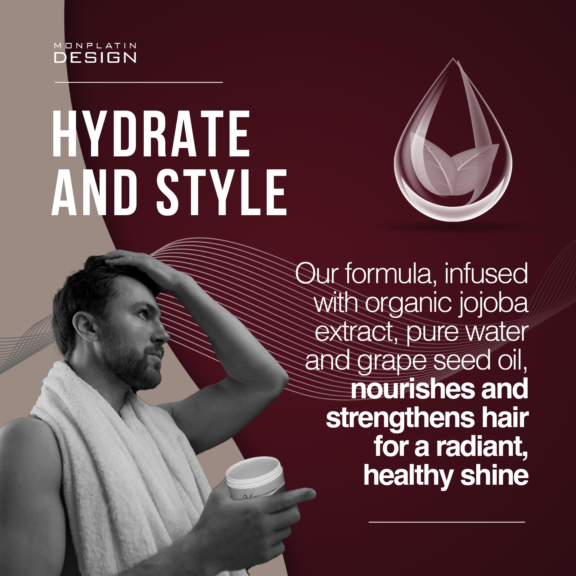 Parfum pamplemousse frais pour une sensation revitalisante.