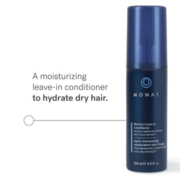 MONAT Balance Restore: textura cremosa lista para peinado sin peso.