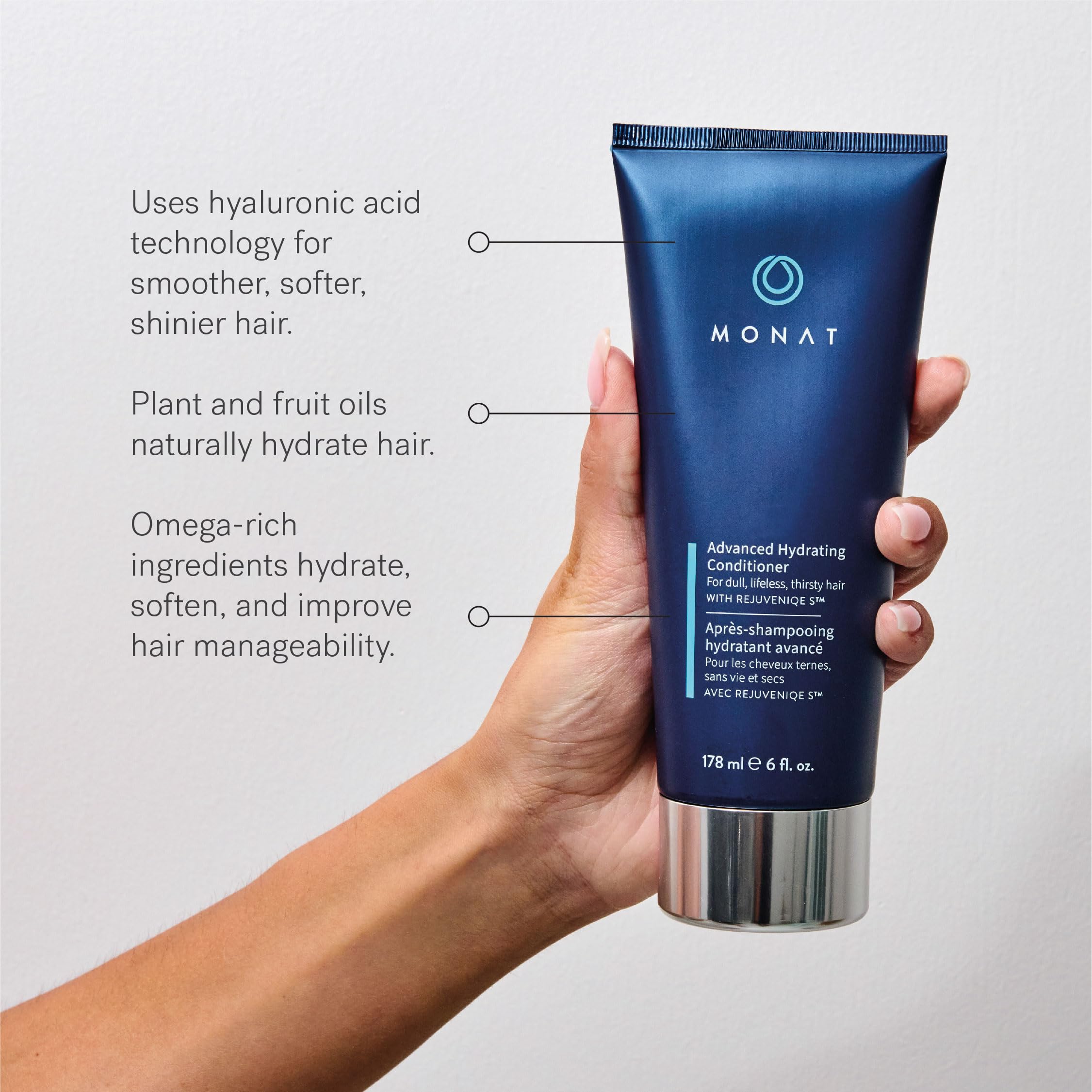 MONAT champú con aroma cítrico-coco, brinda experiencia sensorial y frescura