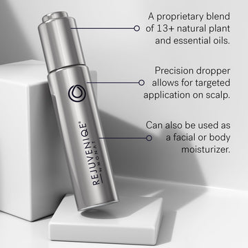MONAT ReJUVENIQE Oil aplicado en las manos suaviza la piel y mejora hidratación.