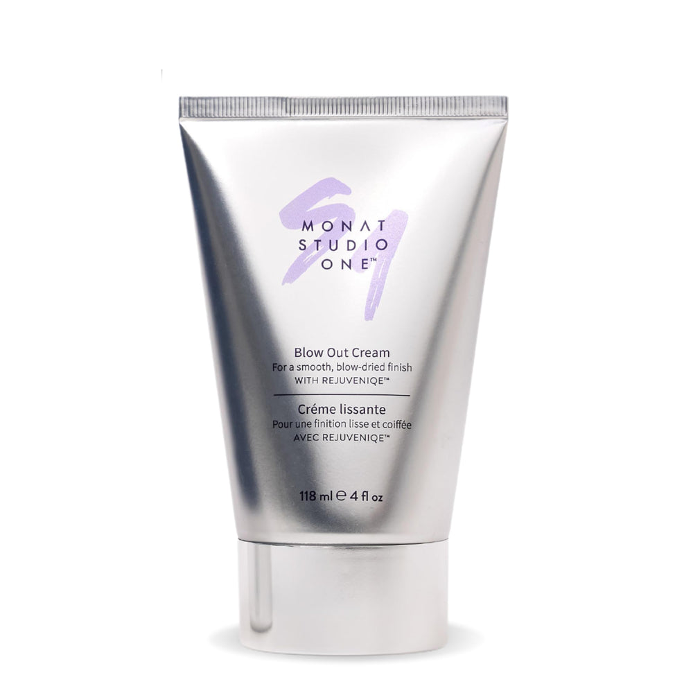 MONAT Studio One Blow Out Cream antiencrespamiento para cabello suave todo el día.