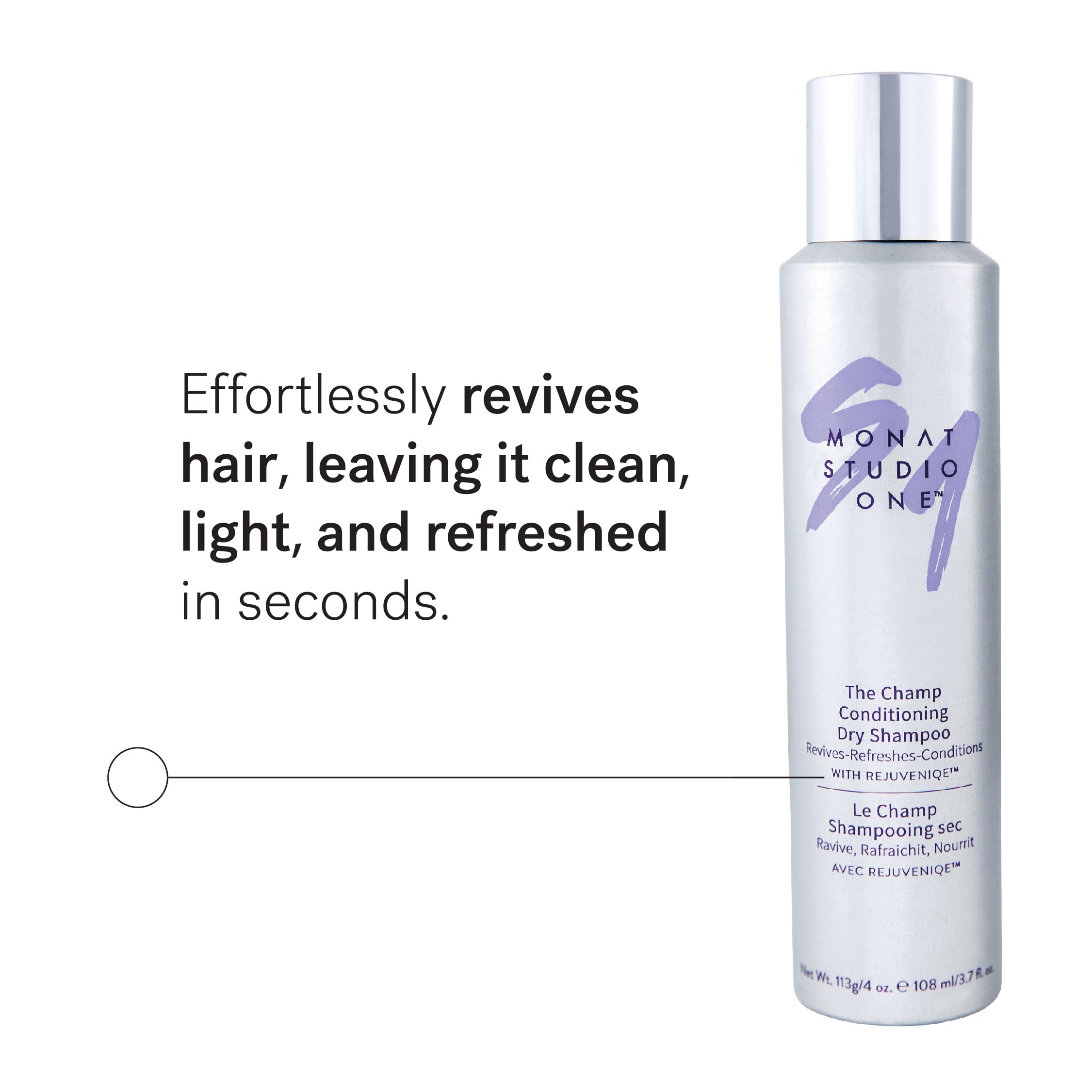 MONAT Studio One The Champ absorbe aceites y suciedad en las raíces