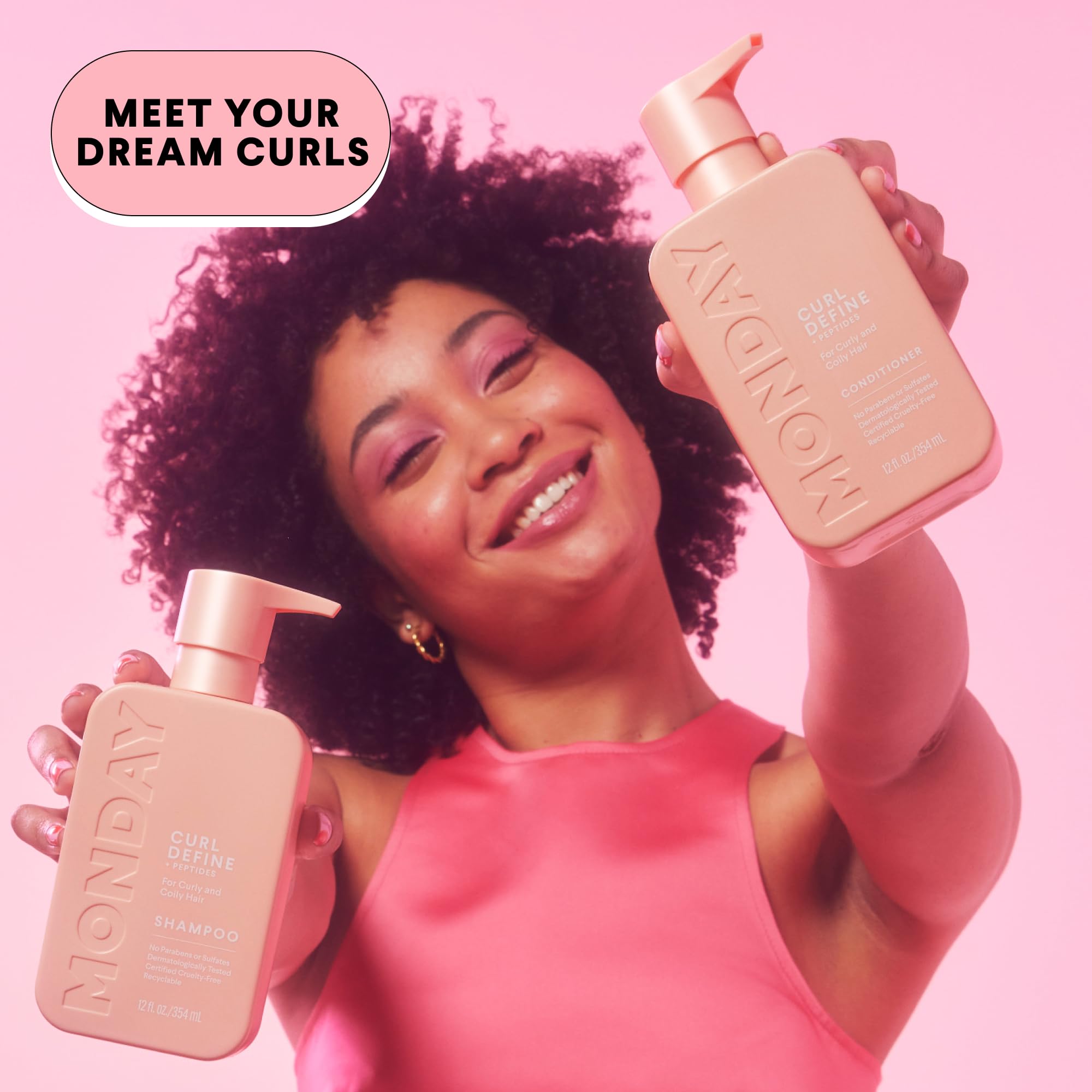 MONDAY Haircare CURL DEFINE: manteca de karité para brillo en rizos
