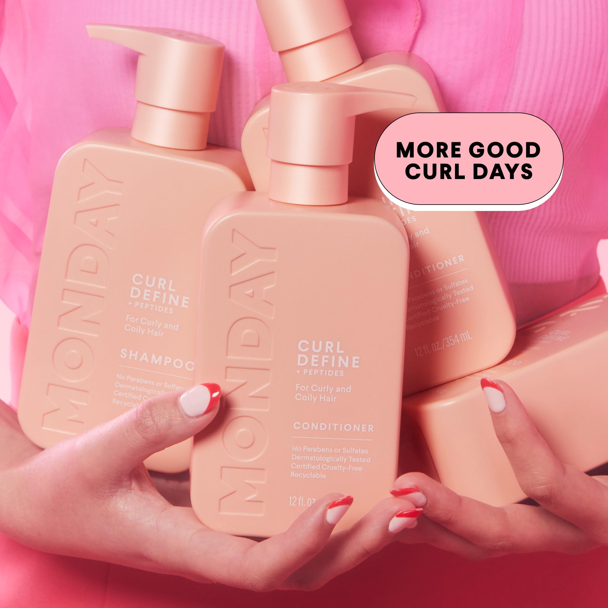MONDAY Haircare CURL DEFINE: fórmula con pH equilibrado