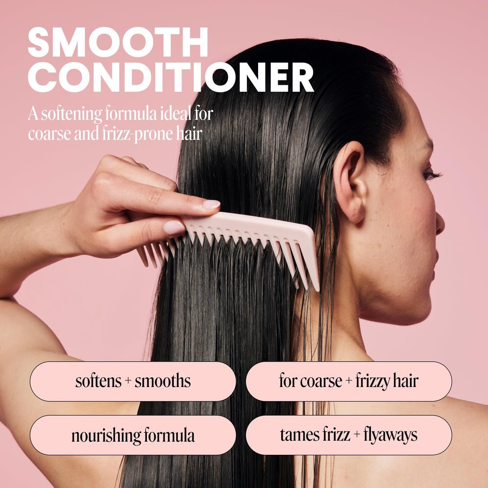 MONDAY Haircare Smooth: aceite de coco, aporta suavidad y brillo sin pesantez.