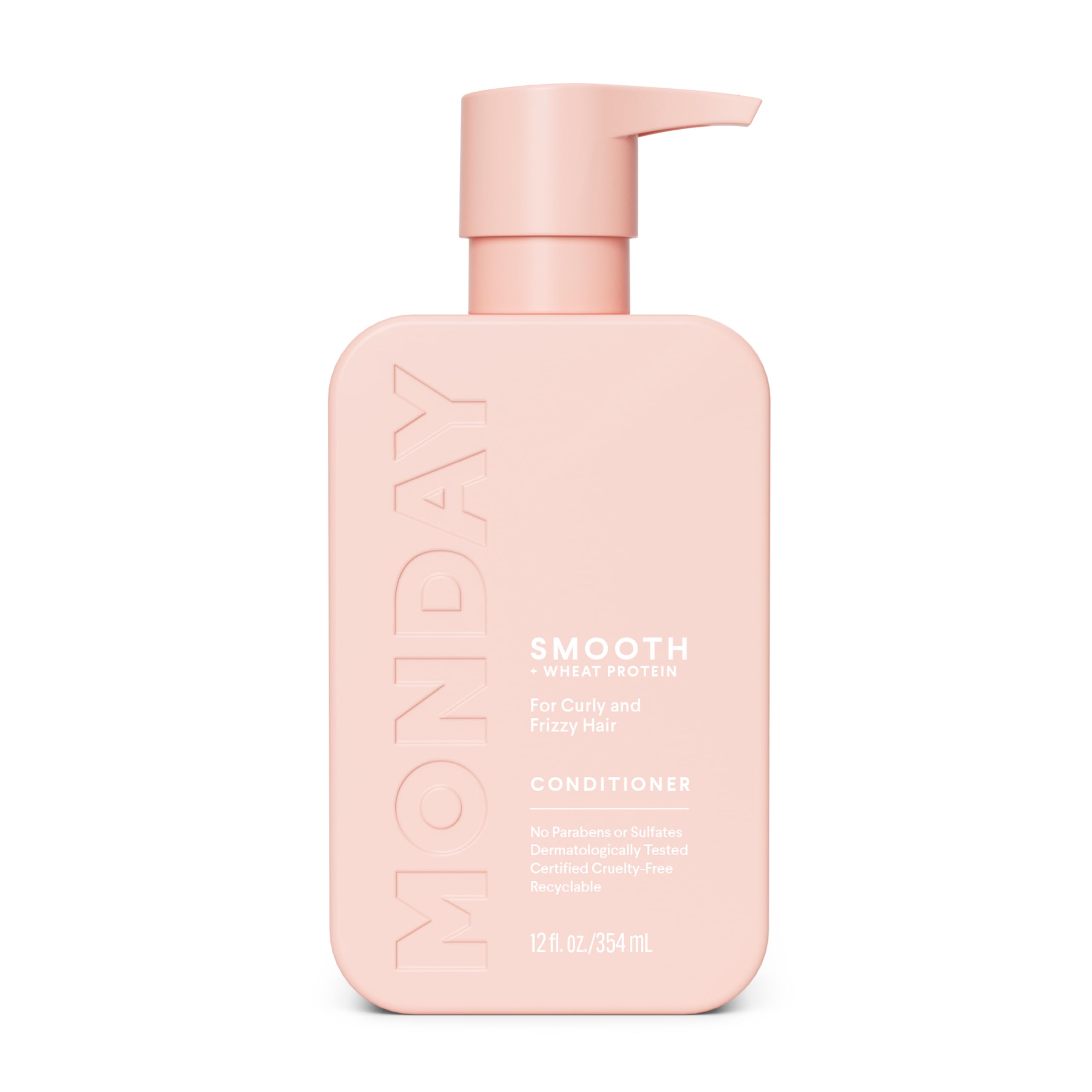 MONDAY Haircare Smooth: botella con proteína de trigo, ayuda a sellar humedad y controlar frizz.