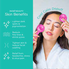 MonétBeauty globo de hielo para la cara favorece la relajación y reduce hinchazón