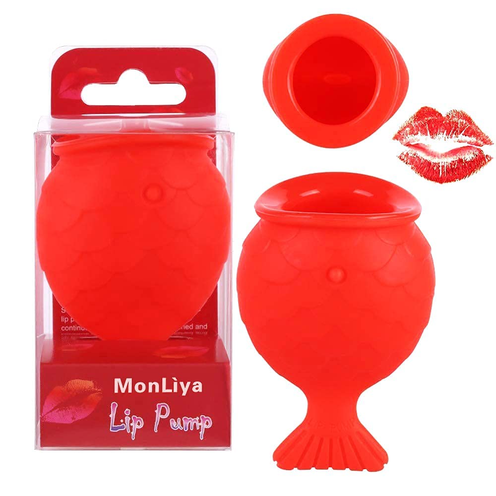 MonLiya Labios realzados con silicona en forma de pez para un efecto temporal
