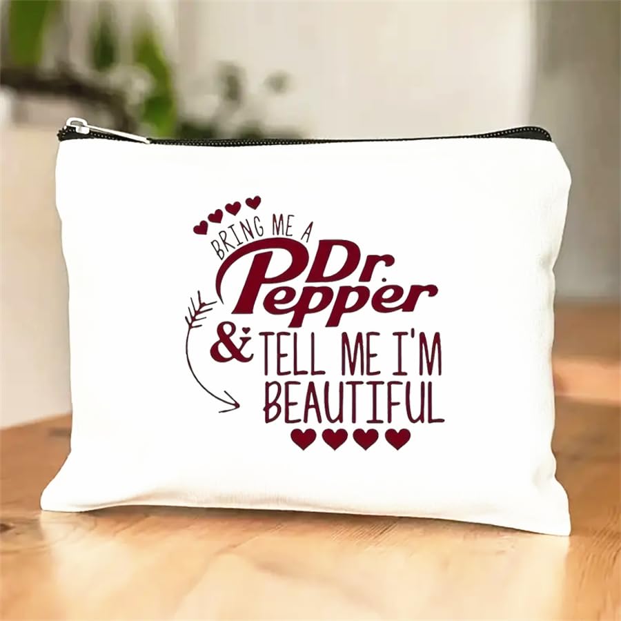 MONNYCAR Dr Pepper Humor, detalle cremallera suave para abrir y cerrar fácilmente