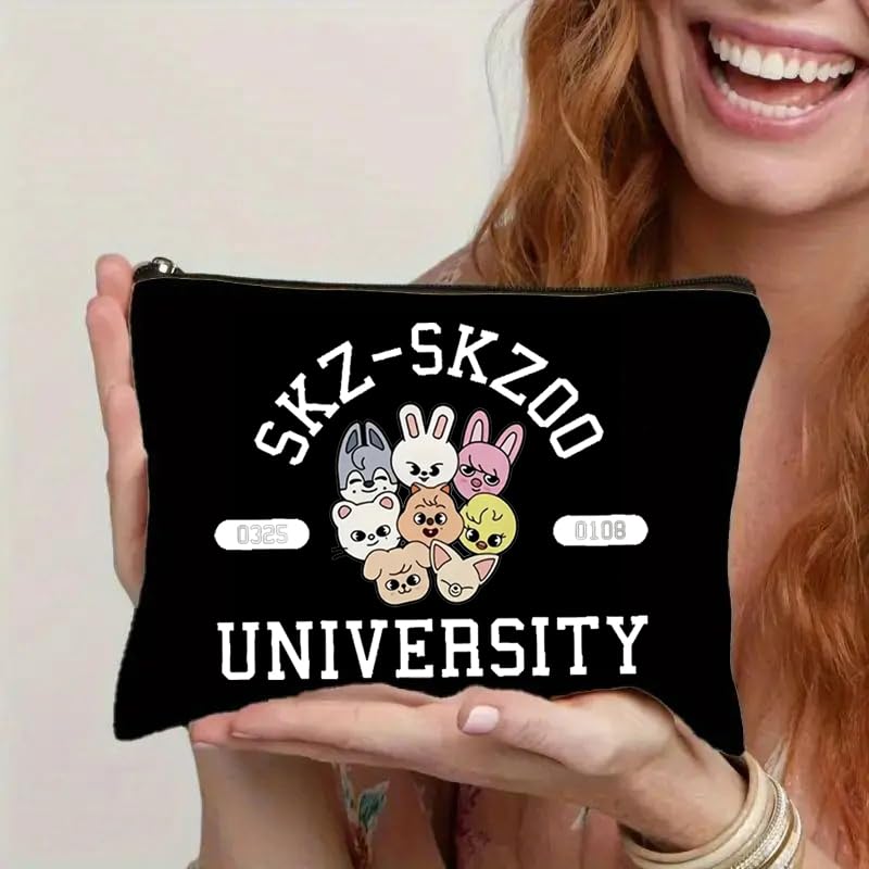 MONNYCAR Regalo para fan de K-Pop: estuche de maquillaje versátil.