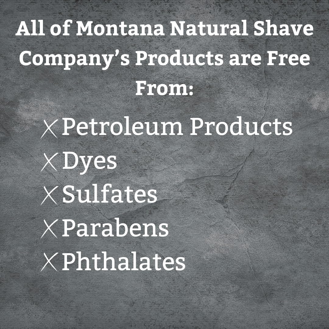 Montana Natural Shave Vanilla Bourbon Bigote Wax Silueta definida con esfuerzo mínimo