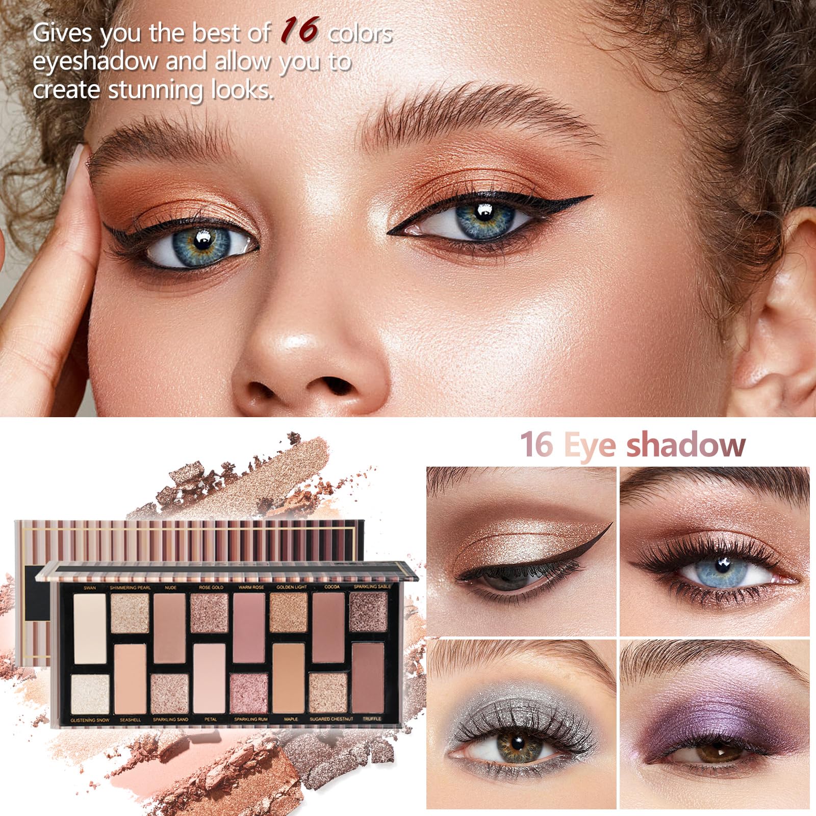Moobirlet kit maquillaje, corrector suave para cobertura precisa