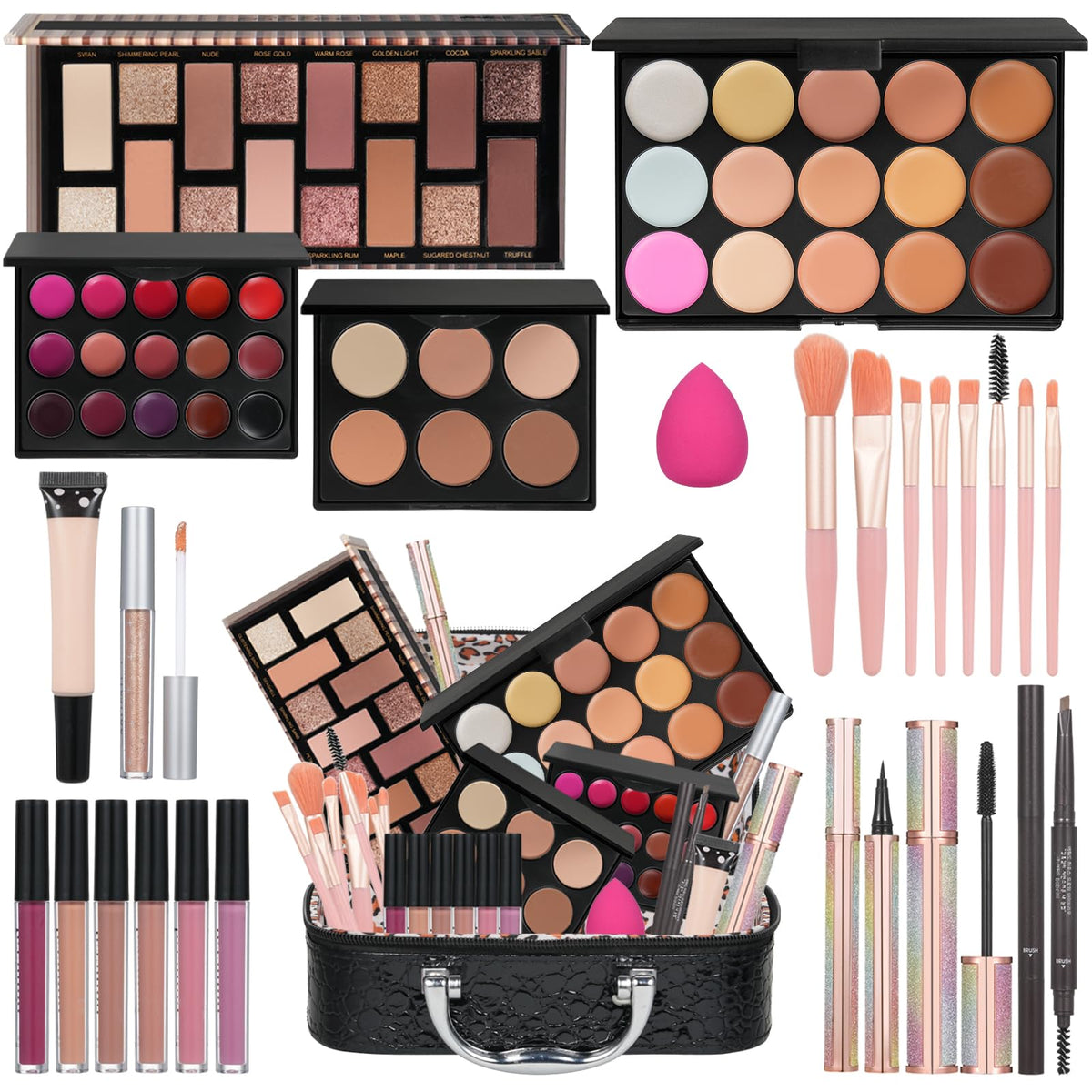 Moobirlet kit maquillaje, esponja suave para un acabado uniforme