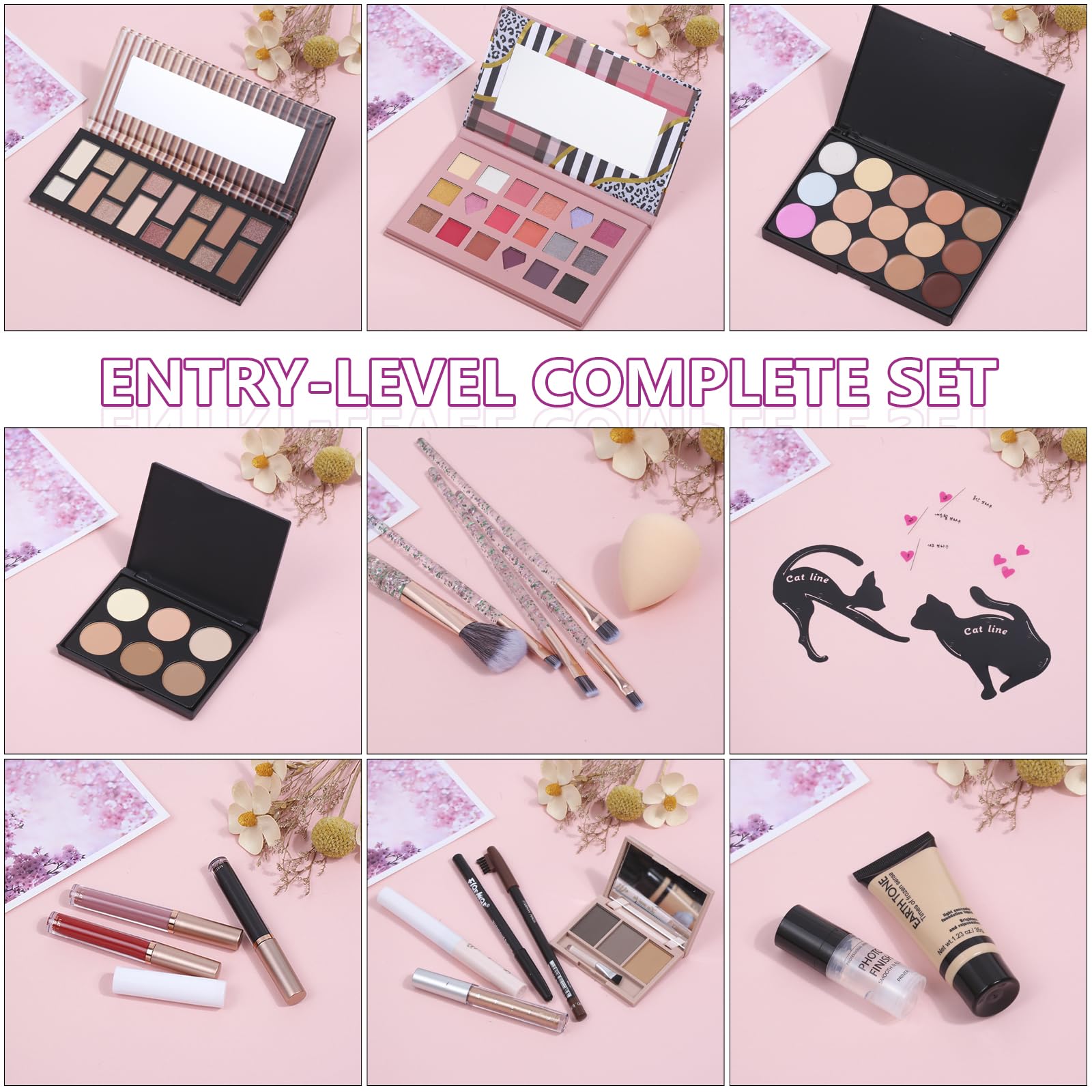 Moobirlet kit regalo maquillaje, ideal para cumpleaños y festividades.