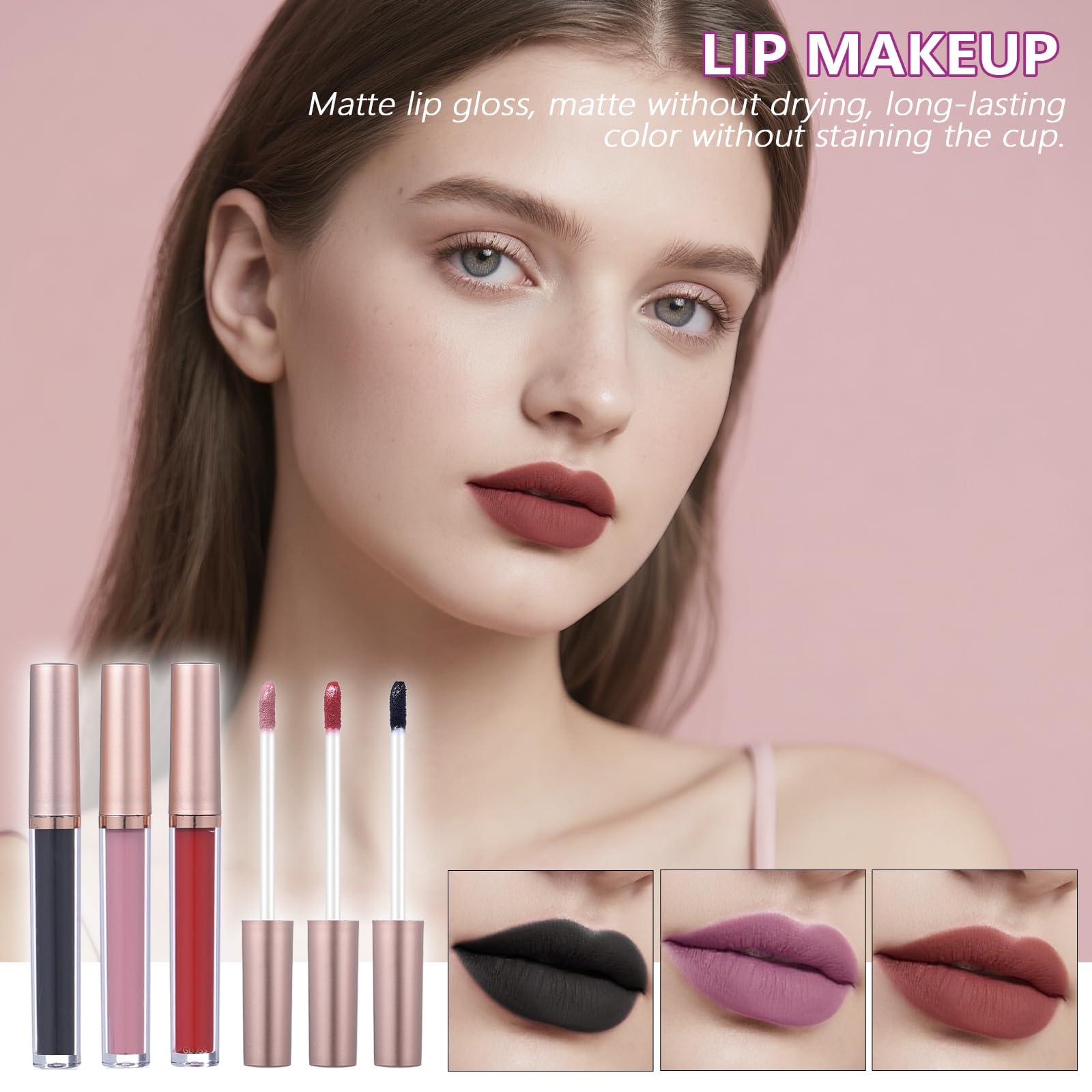 Moobirlet labiales y brillos para color duradero.