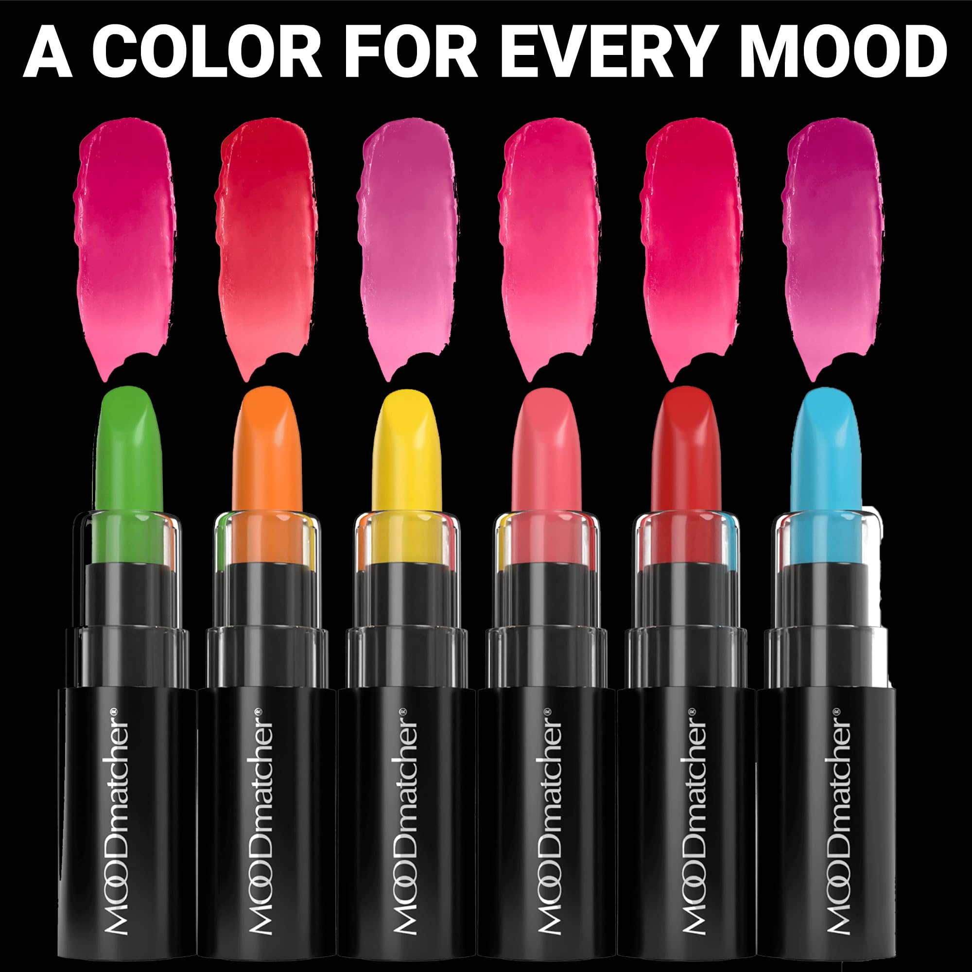 MOODmatcher LIVAURA a prueba de beso, ideal para salidas nocturnas.