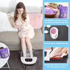 MoodRelish spa para pies, luz infrarroja que favorece la circulación.
