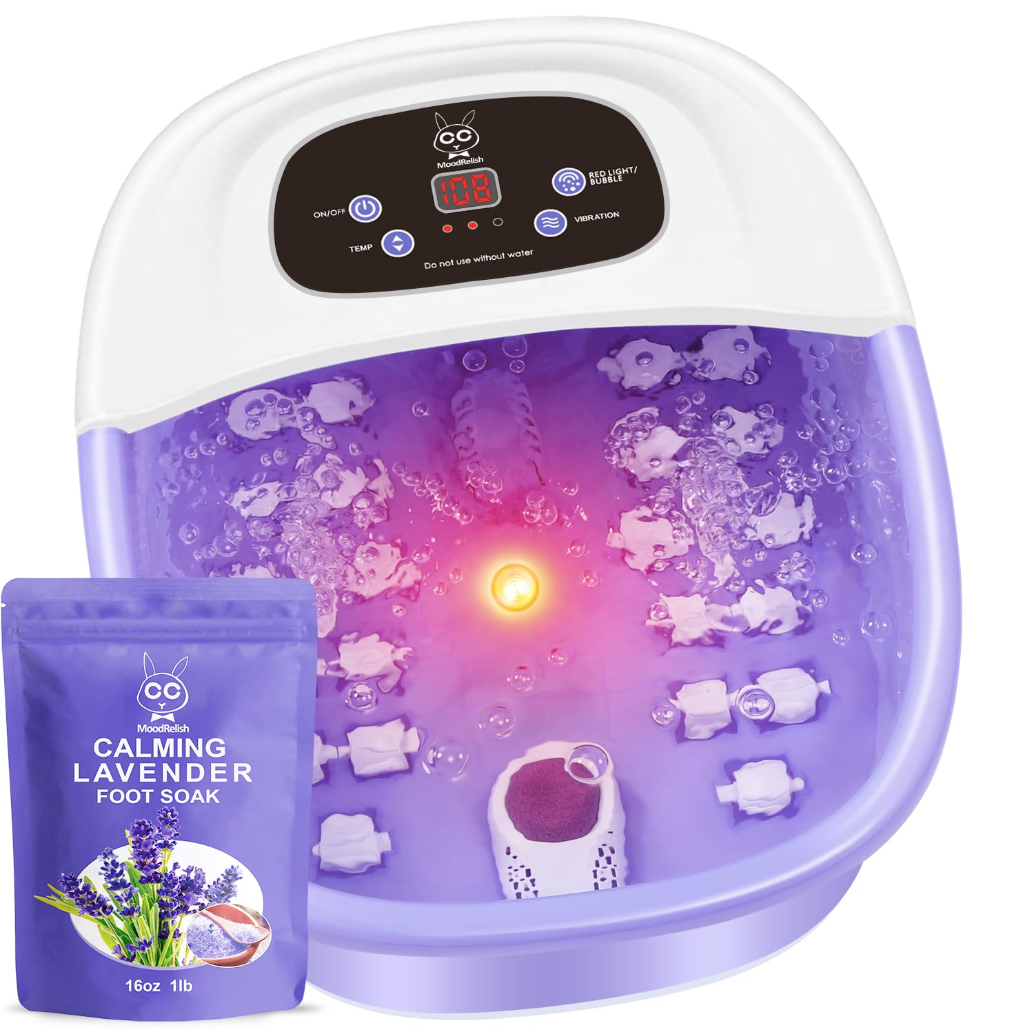 MoodRelish Foot Spa diseño ergonómico para uso doméstico diario