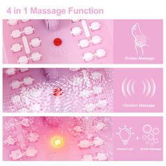 MoodRelish masaje por vibración y burbujas para alivio cómodo.