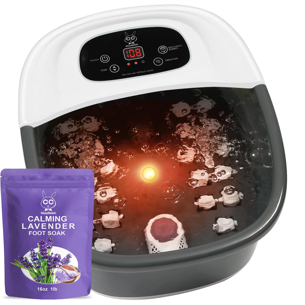 MoodRelish spa para pies con chorros masaje relajante.