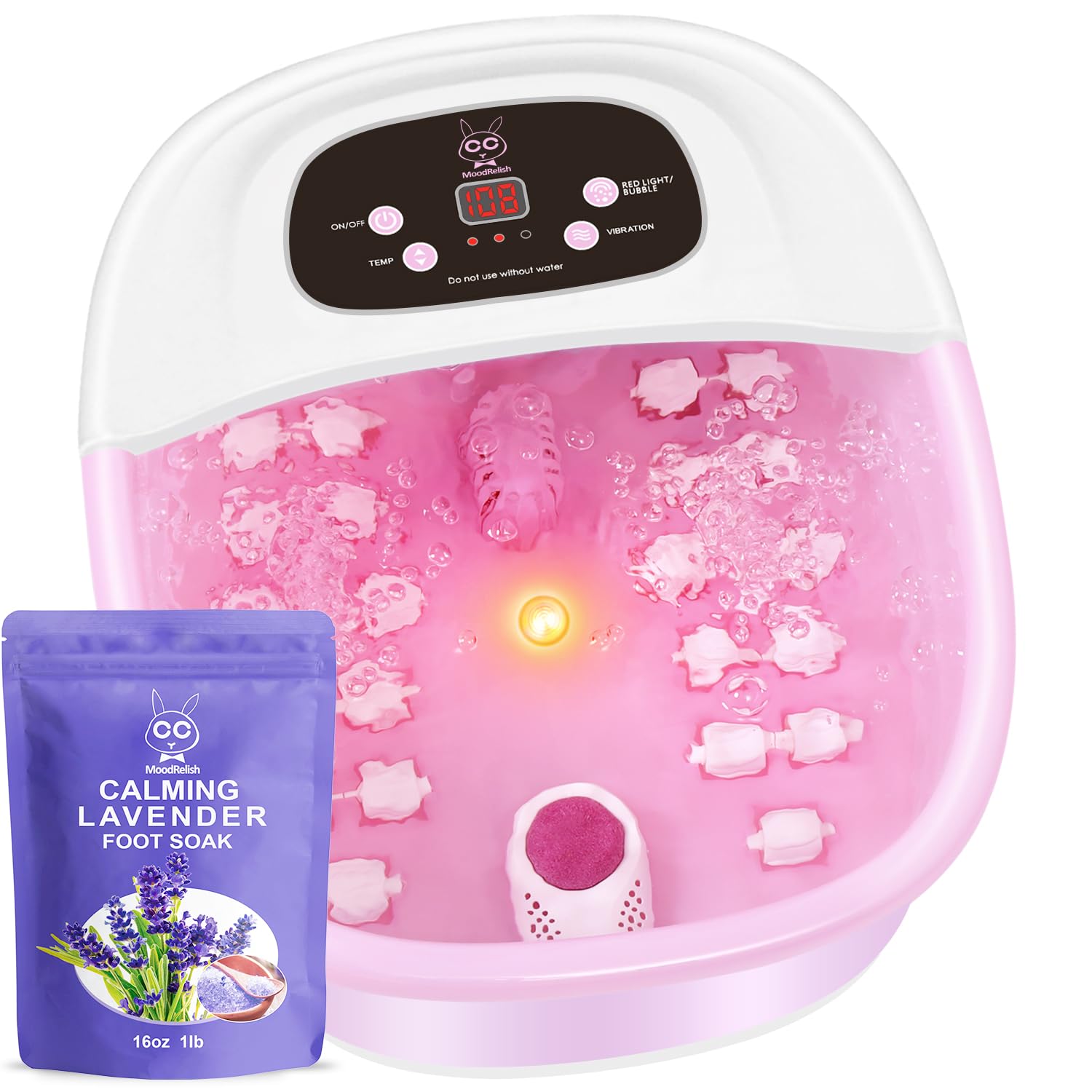 MoodRelish temperatura ajustable para pies cómodos tras la ducha.