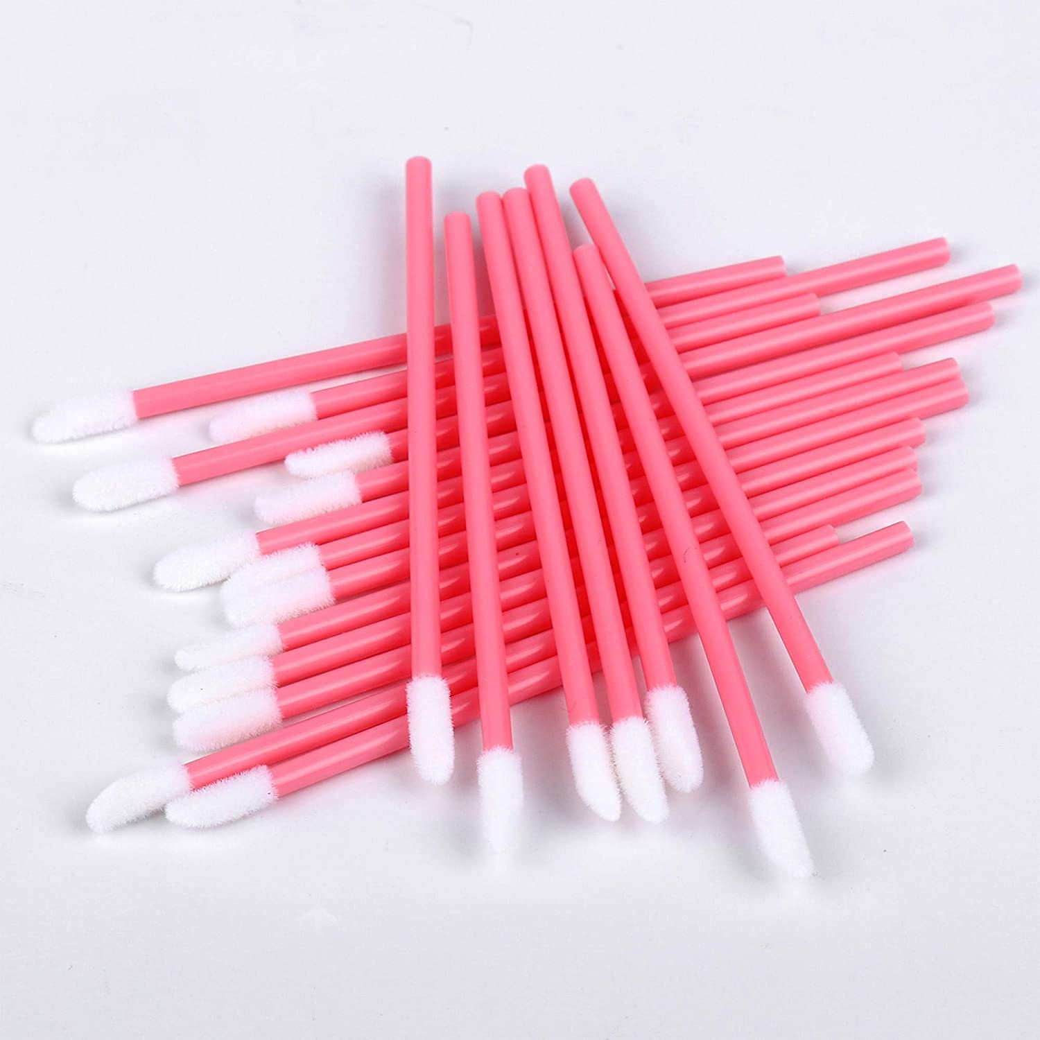Mooerca aplicadores labiales desechables, ideales para muestras en mostradores cosméticos.