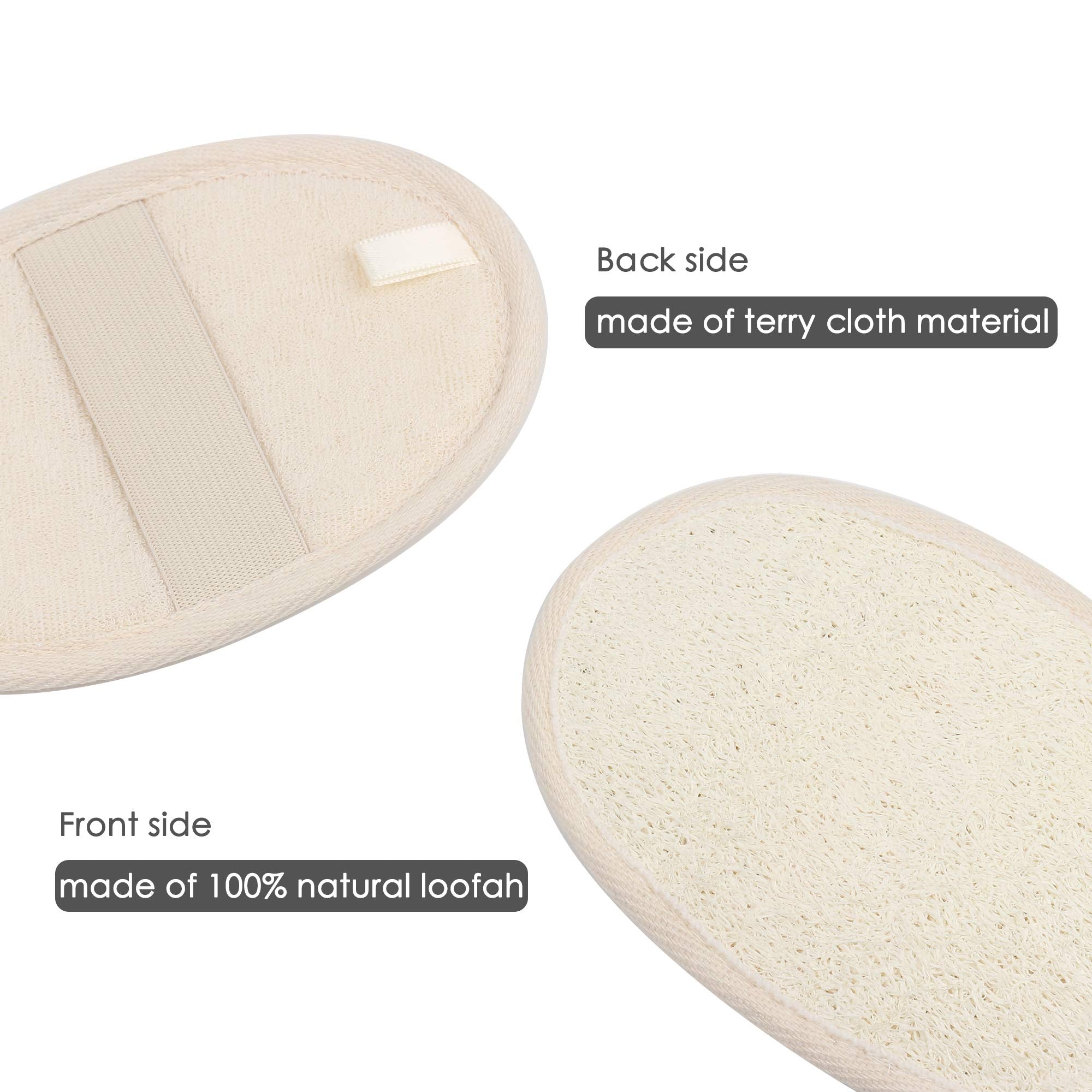Mooerca lufa natural, apta para piel sensible y seca.