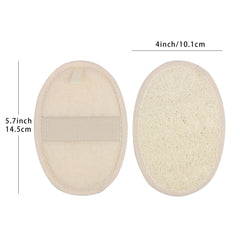 Mooerca lufa natural con tela terry para exfoliar y limpiar profundamente.
