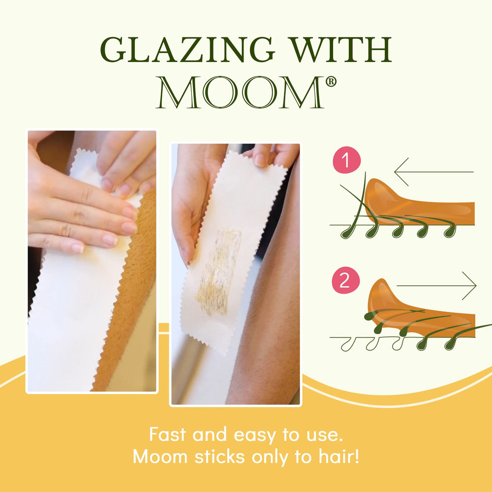 MOOM adecuado para zonas delicadas como cejas y bikini