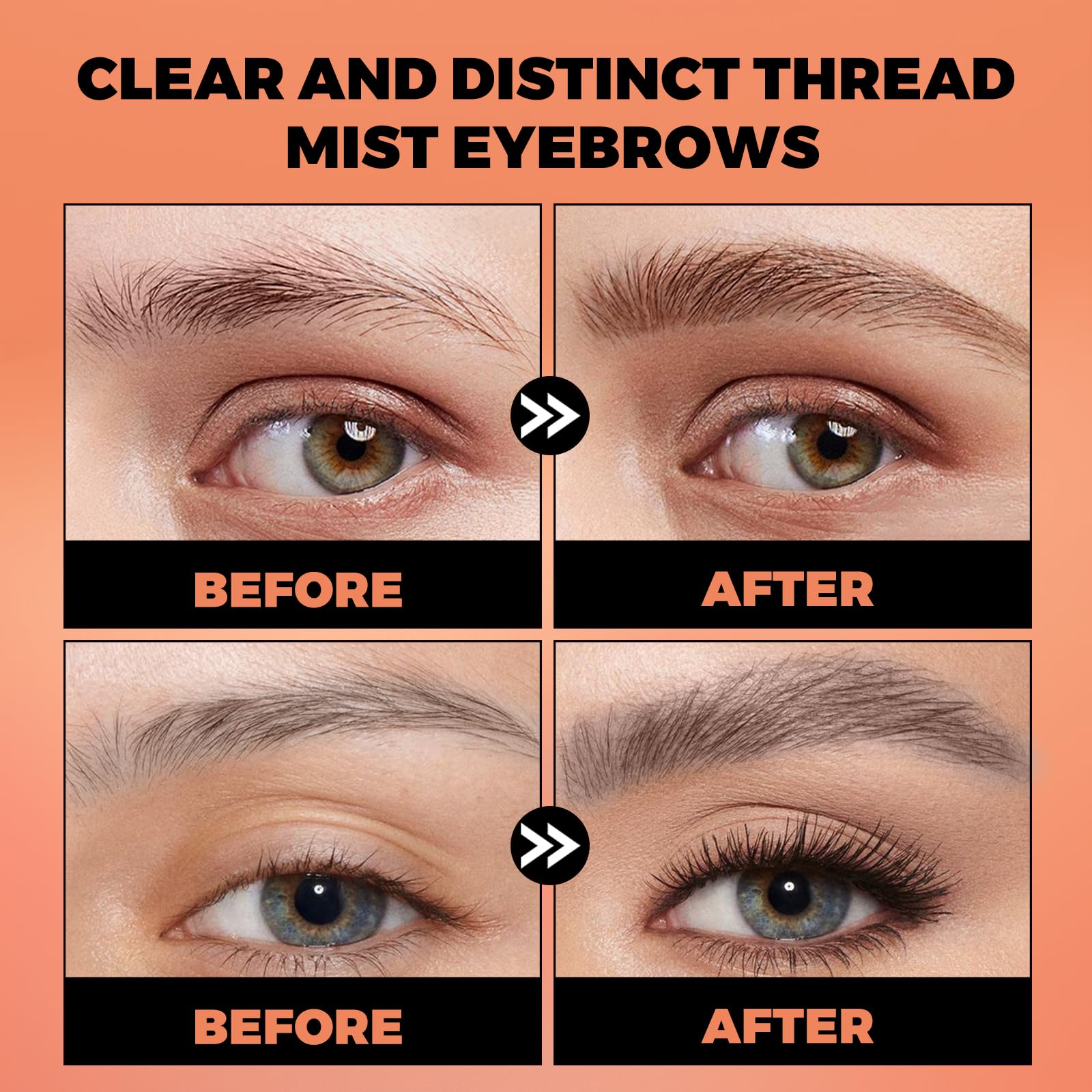 MOOMARTO Faux Brow cobertura en capas para cejas definidas.