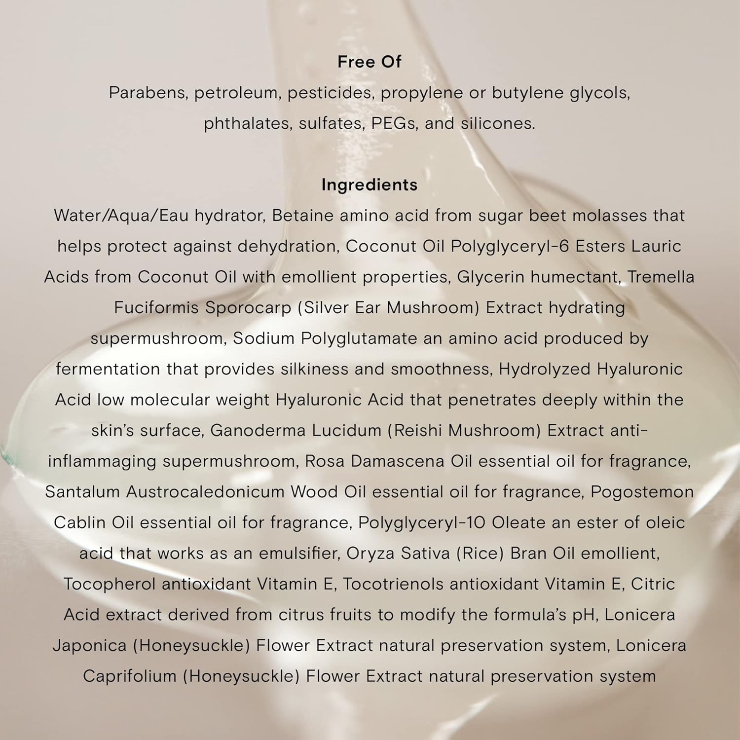 Moon Juice Plump Jelly Suero: aminoácidos de remolacha para hidratación profunda.