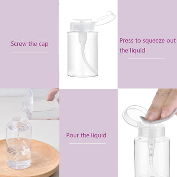 Moonlik dosificador multipropósito: ideal para desmaquillante, acetona o alcohol.
