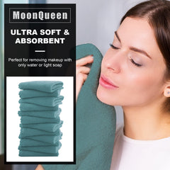 MOONQUEEN textura microfibra ultra suave para limpieza facial sin irritación