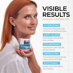 MOONRIN COSMETICS primer plano de la botella de la crema rostro