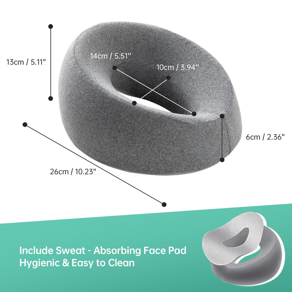 MOONYOOY reposacabeza-frente con ventilación: soporte cómodo y fresco.