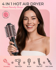 Mooqlizz brocha secadora cerámica 2 pulgadas acabado suave