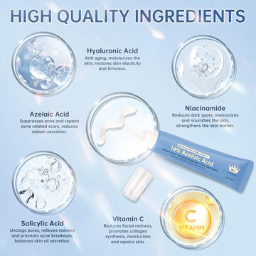 Mopayzer azelaic acid cream applied on the hand for gentle blemish care