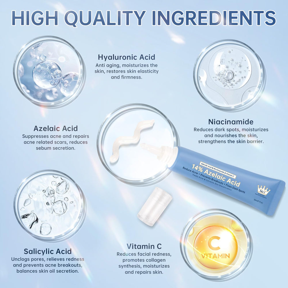 Mopayzer azelaic acid cream applied on the hand for gentle blemish care
