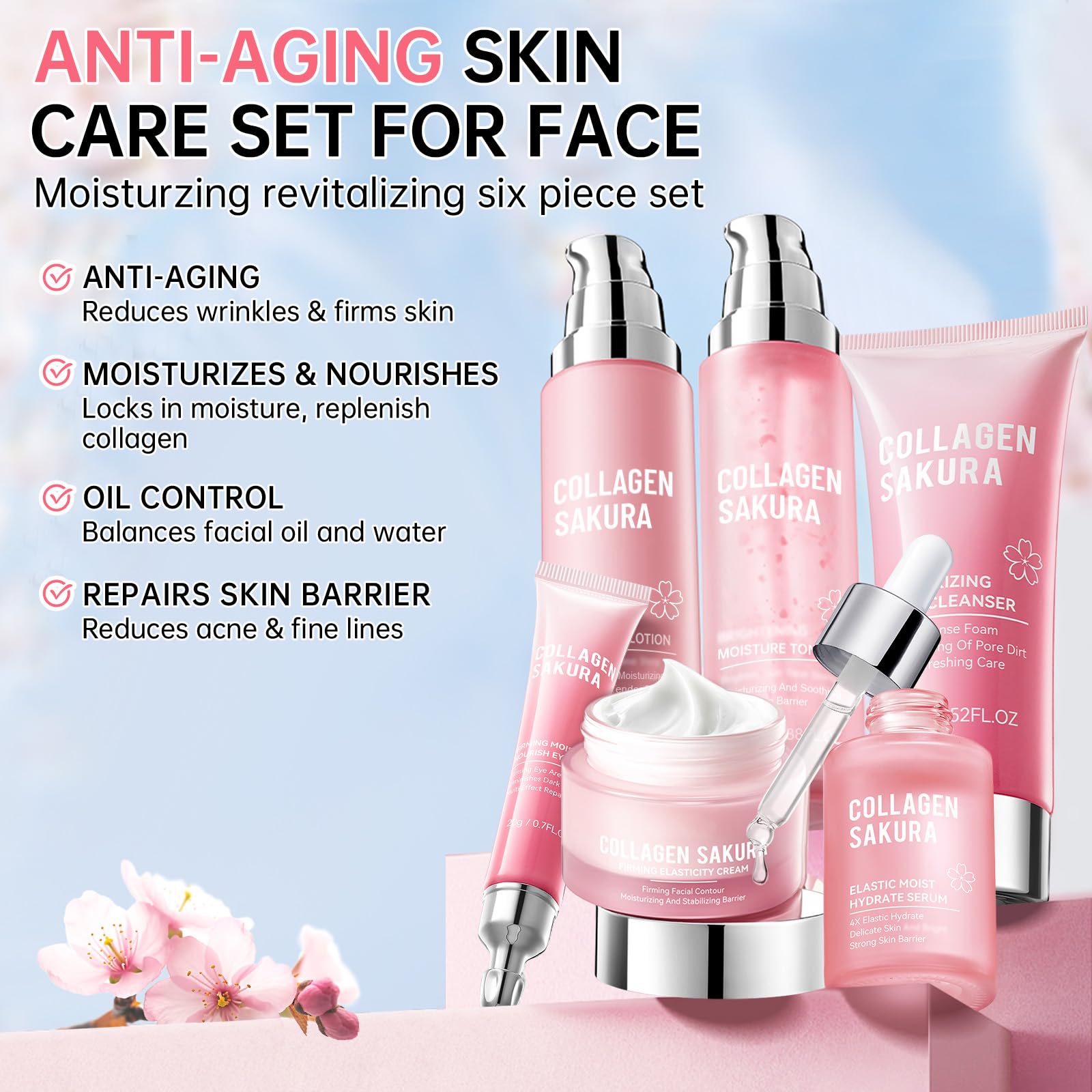 Mopayzer Sakura Tónico: equilibra la piel y prepara para la hidratación.
