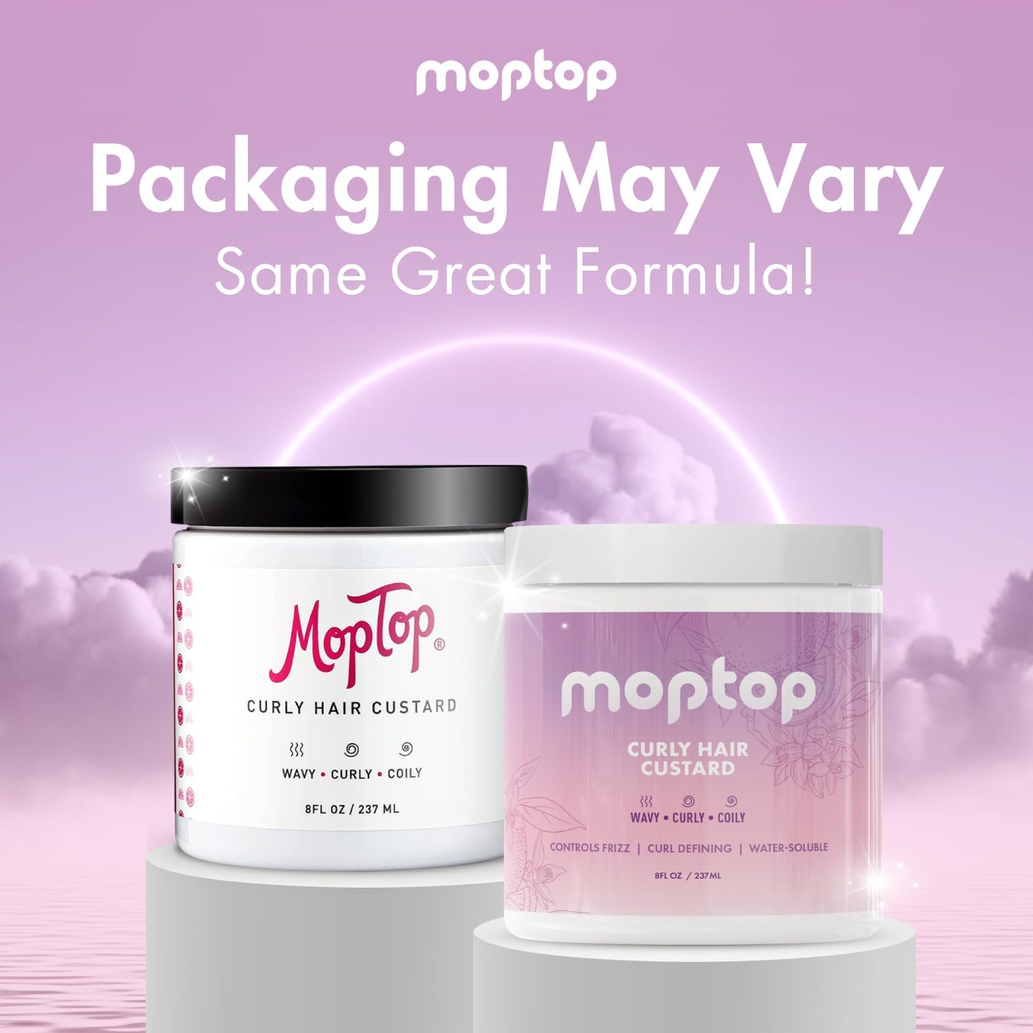 Apto para rizos 2a–4a con MopTop Curly Hair Gel Custard.