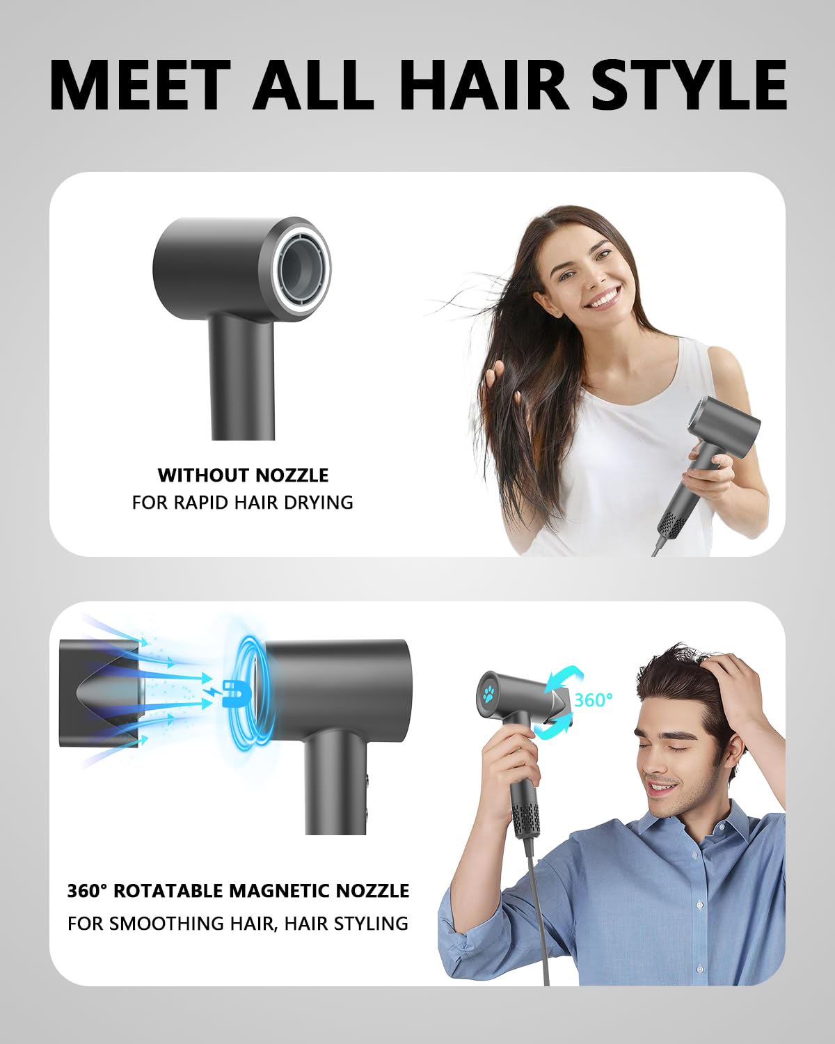 MORECOO secador con micro-filtro removible para limpieza fácil