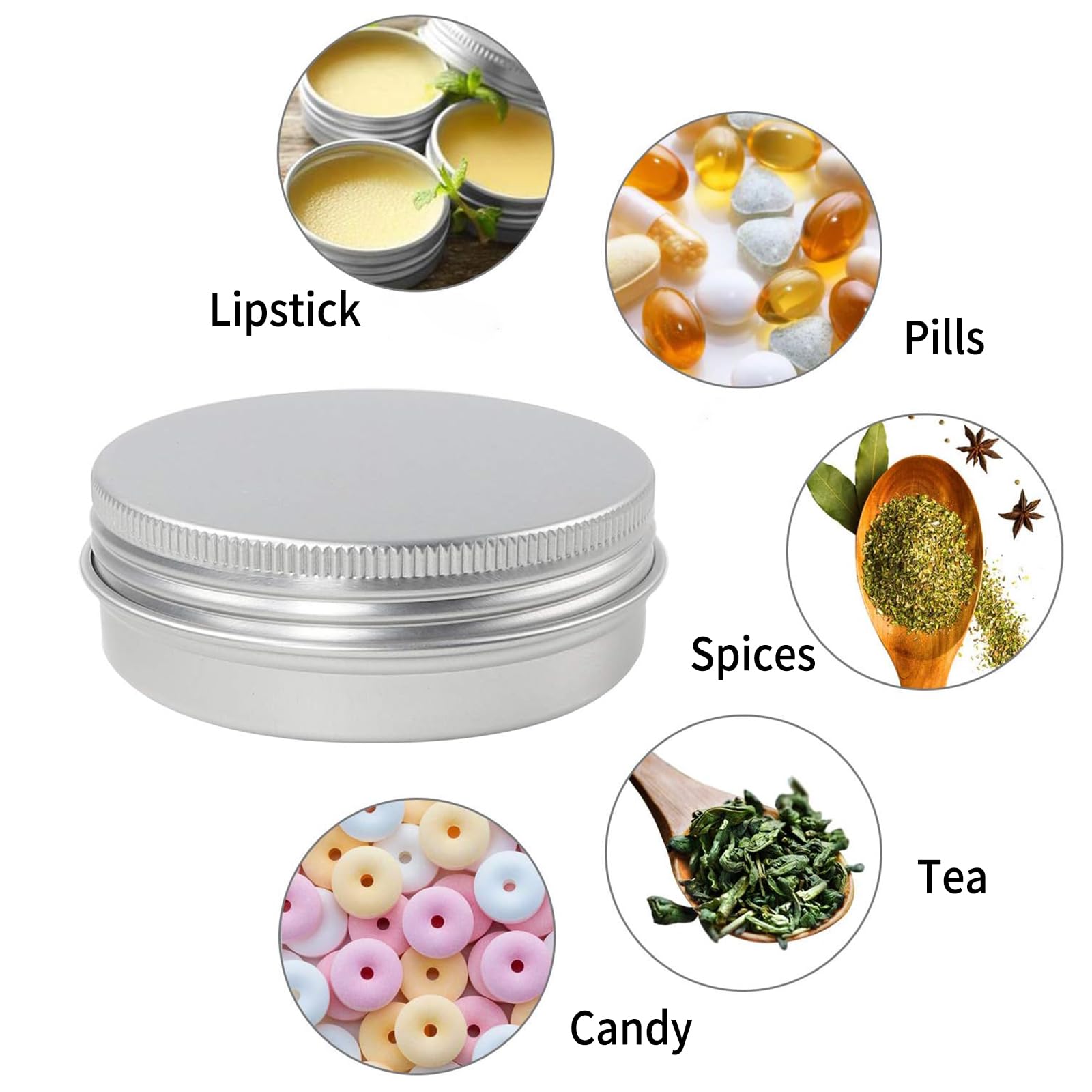 Moretoes lata aluminio 60 ml para ungüentos, ligera y duradera.
