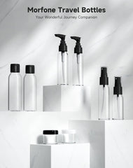 Botellas Morfone pulverizadoras para líquidos personales.